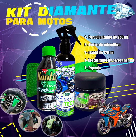 Kit Diamante para motos y carros