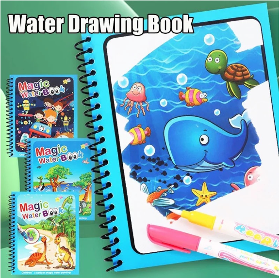 Libro de Dibujo con Agua