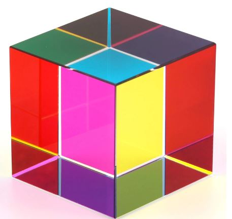 Cubo Mágico Reflectivo Multicolor